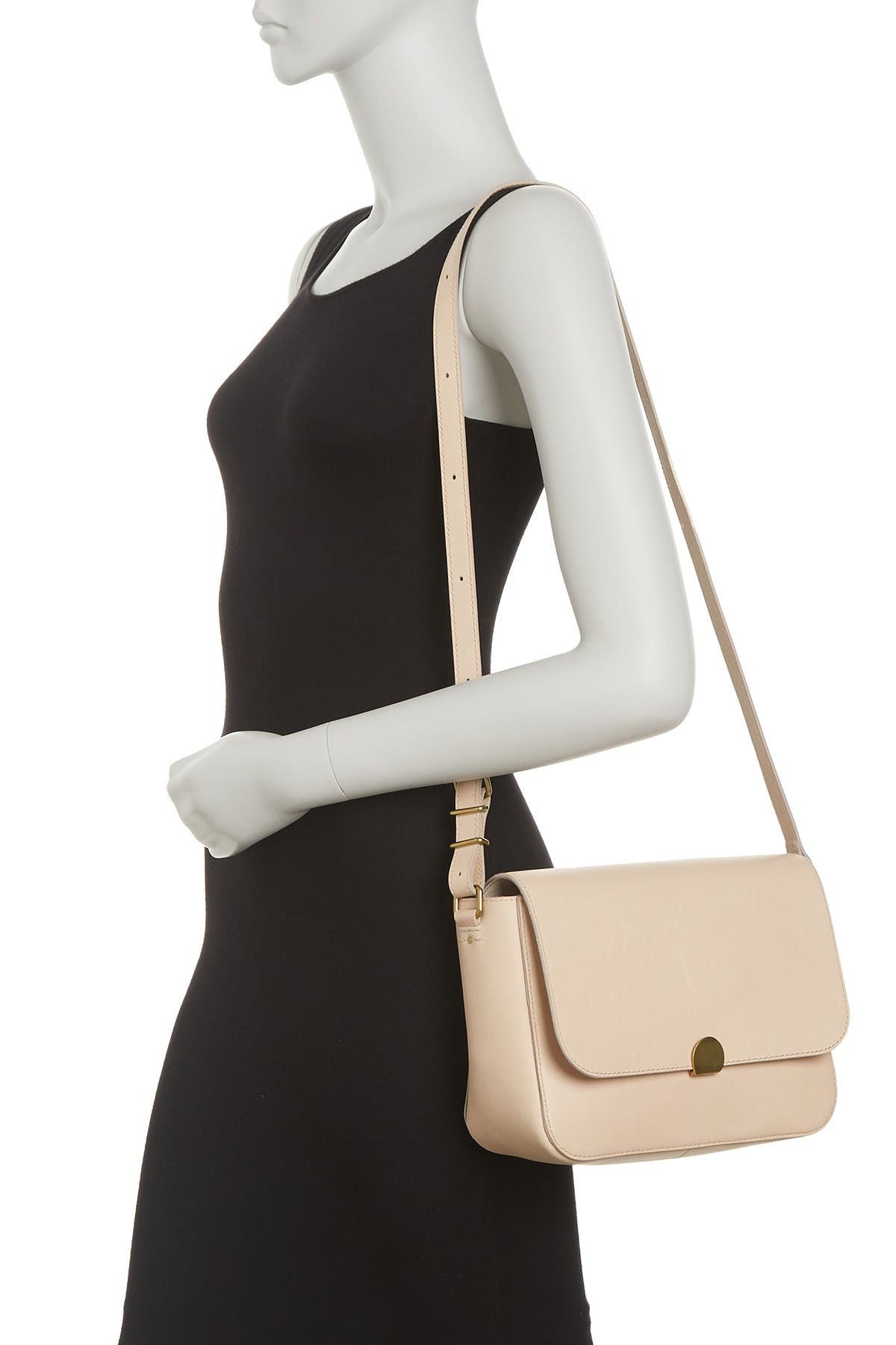 Madewell The Abroad Leather Shoulder Bag, Alternate, color, 