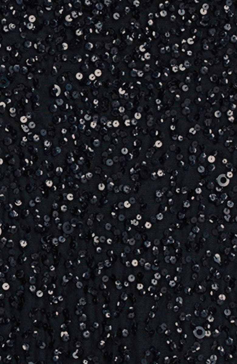 Adrianna Papell Sequin Mesh Gown, Alternate, color, 