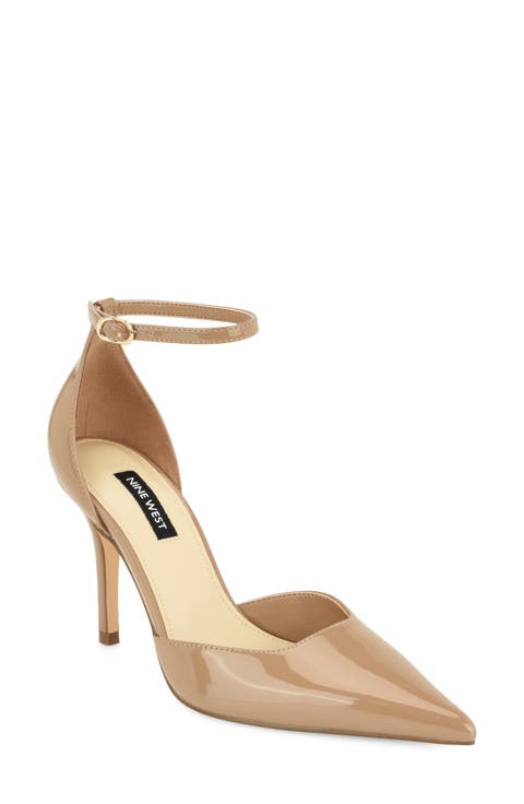 Graysin Faux Leather Pointed Toe Pump