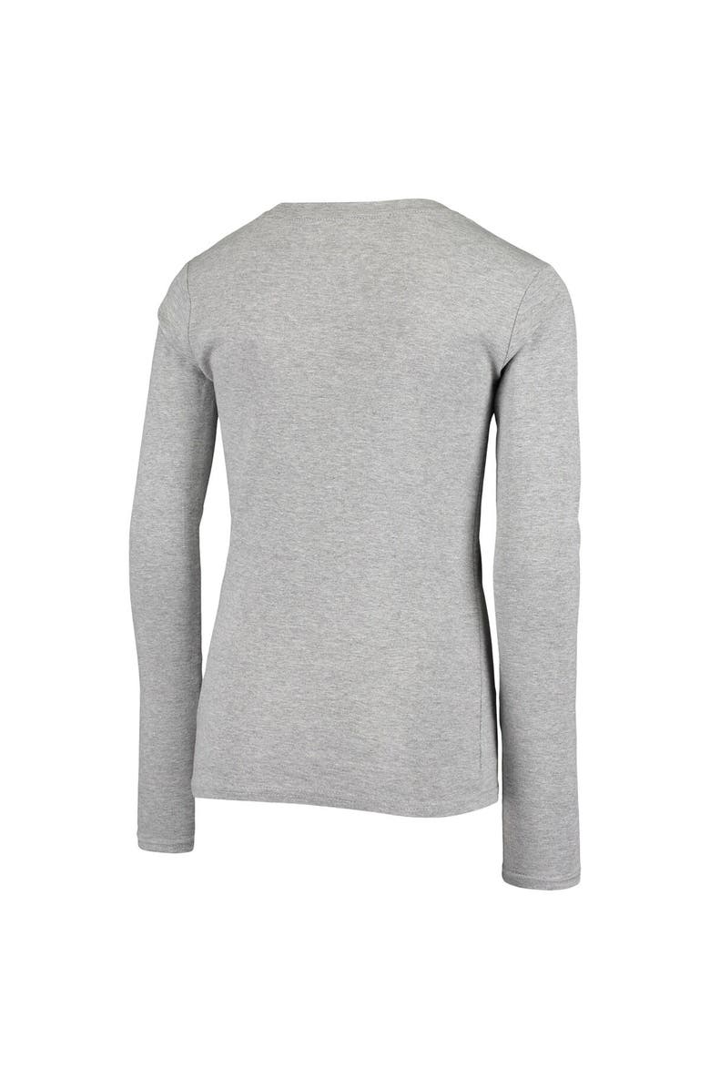 Dallas Cowboys Youth Heathered Gray Dallas Cowboys Long Sleeve T-Shirt & Pants Sleep Set, Alternate, color, Heather Gray