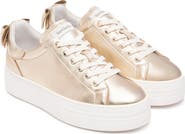 NeroGiardini Bow Platform Skate Sneaker
