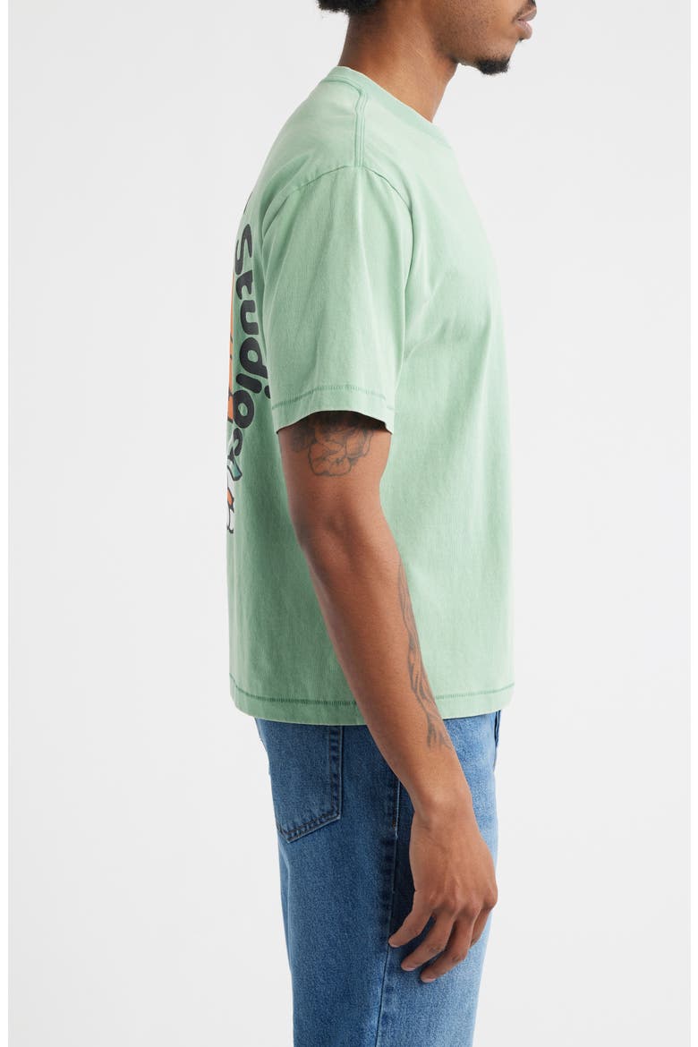 Chill in the Net Graphic T-Shirt, Alternate, color, GREEN