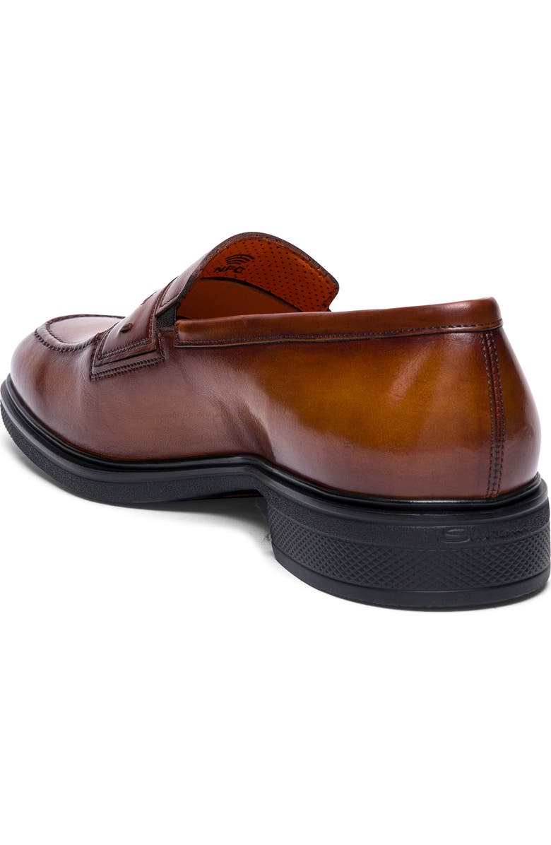 Santoni Easy Penny Loafer, Alternate, color, Light Brown