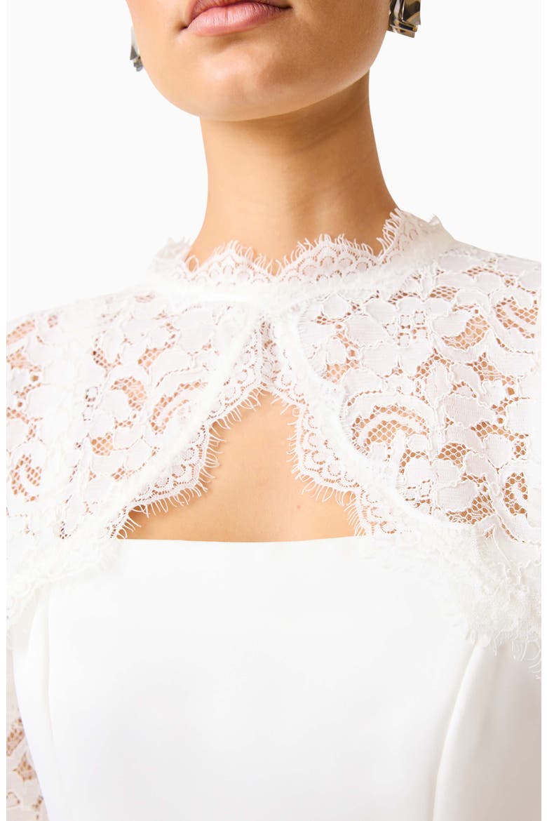 Ciana Lace Bolero, Alternate, color, WHITE