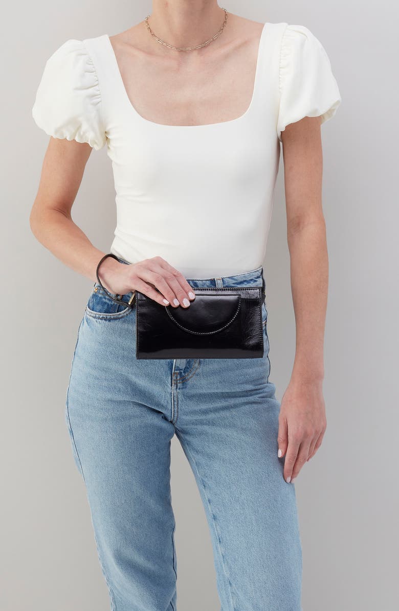 HOBO Zenith Leather Wristlet, Alternate, color, 