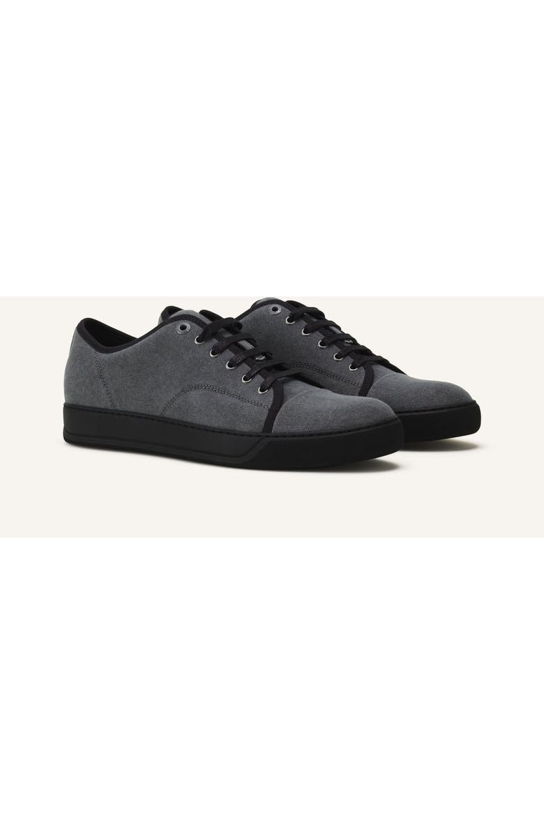 Lanvin Dbb1 Canvas Sneakers, Alternate, color, Black/Anthracite