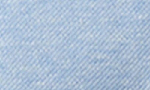 Studio Garnet Los Angeles Mélange Twill Button-down Shirt In Blue