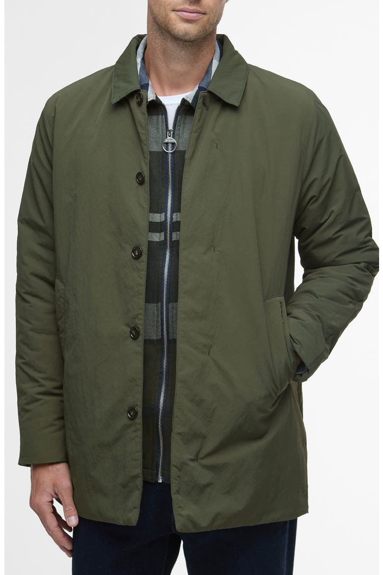 Wadded Lorden Waterproof Jacket, Main, color, OLIVE