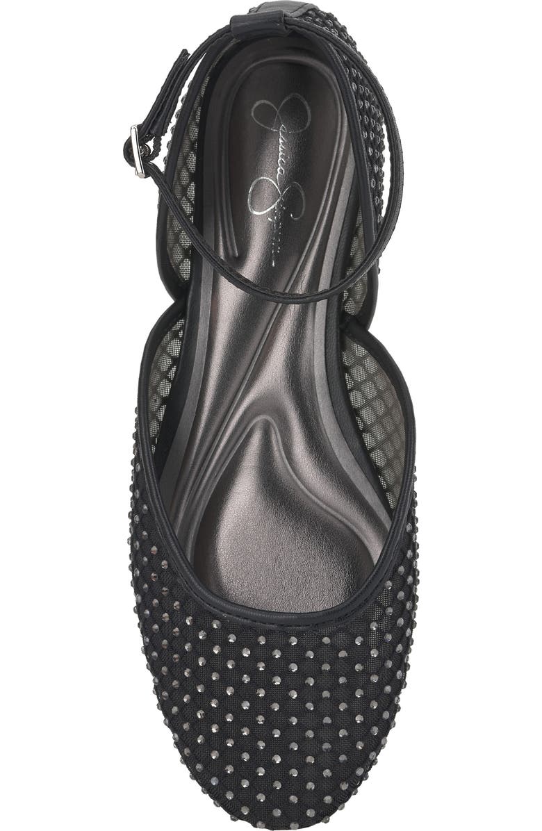 Jessica Simpson Laelli Ankle Strap Flat, Alternate, color, Black