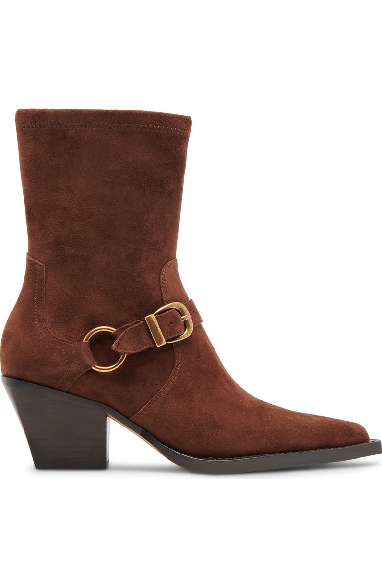 Dolce Vita Rave Pointed Toe Bootie, Alternate, color, Dark Brown