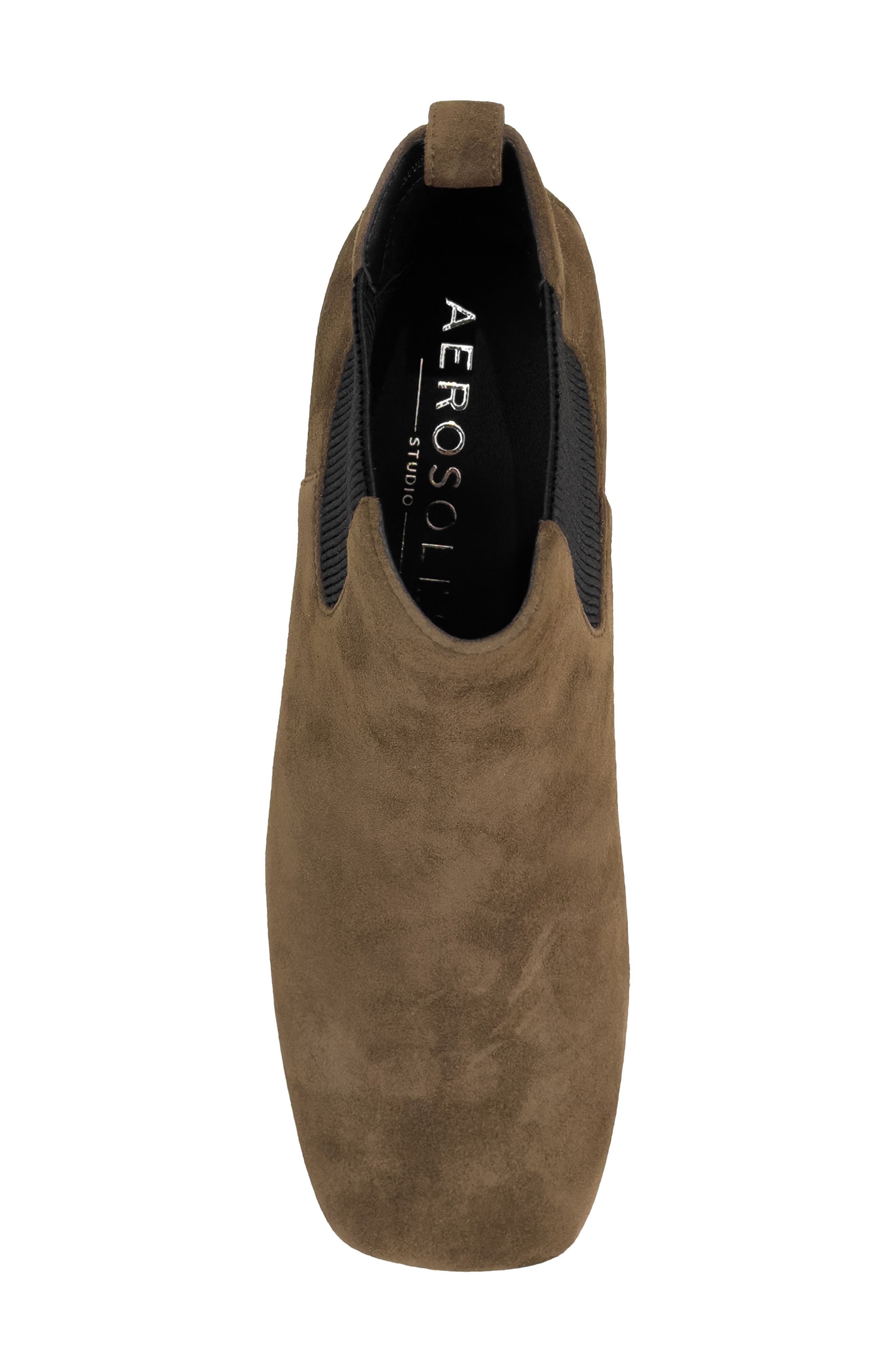 Aerosoles Nancilee Chelsea Boot, Alternate, color, Fango Suede