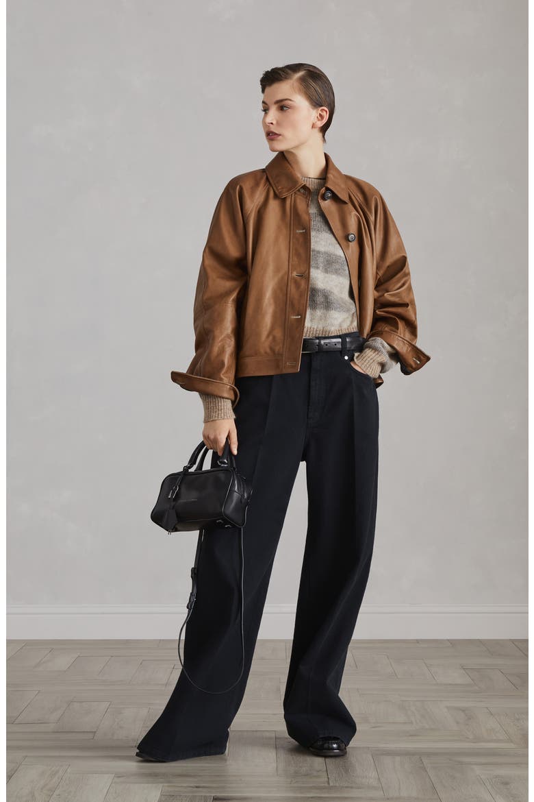 Relaxed trousers, Alternate, color, Black