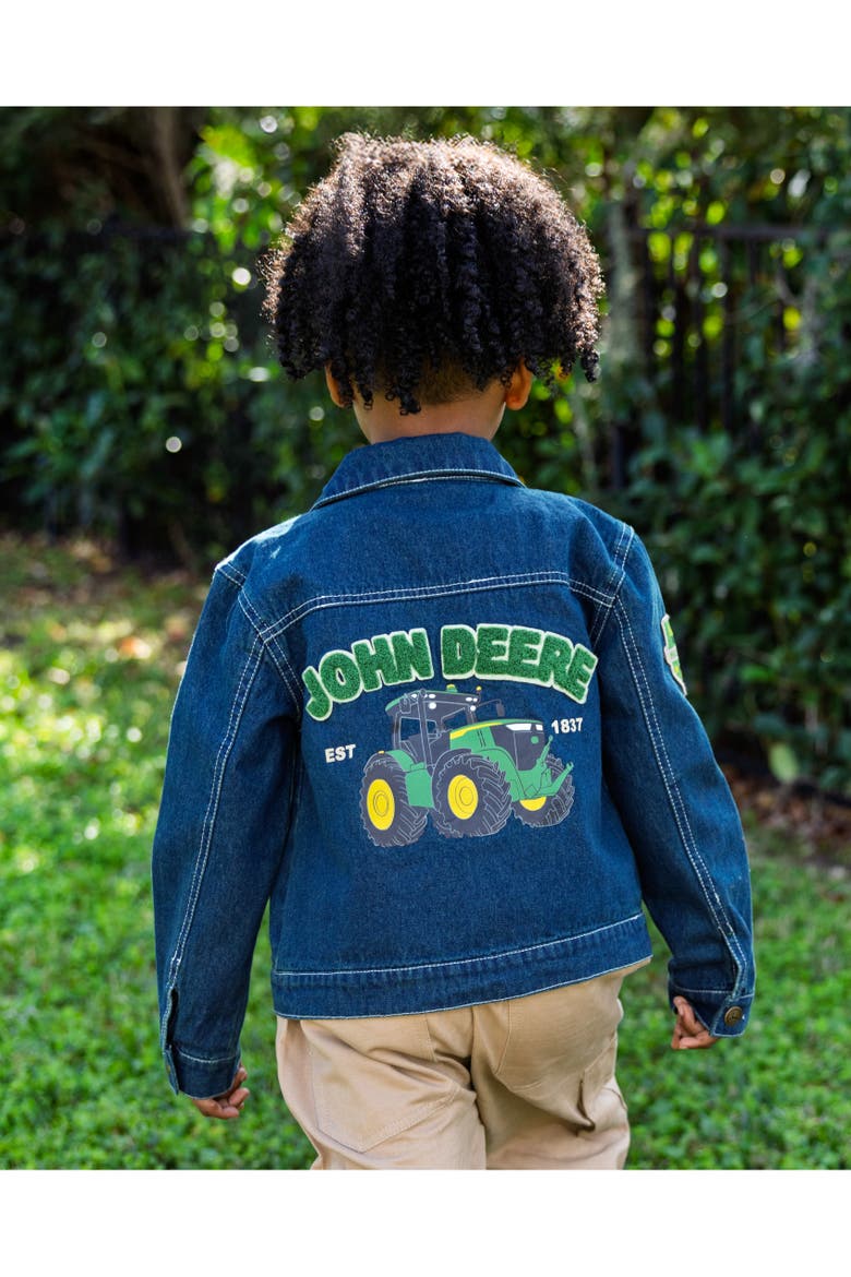 Denim Jacket, Alternate, color, Dark Wash Indigo