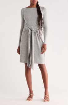 Long Sleeve Wrap Style Dress