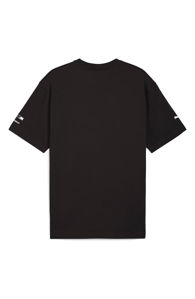 PUMA BMW Cotton Graphic T-Shirt, Alternate, color, Puma Black