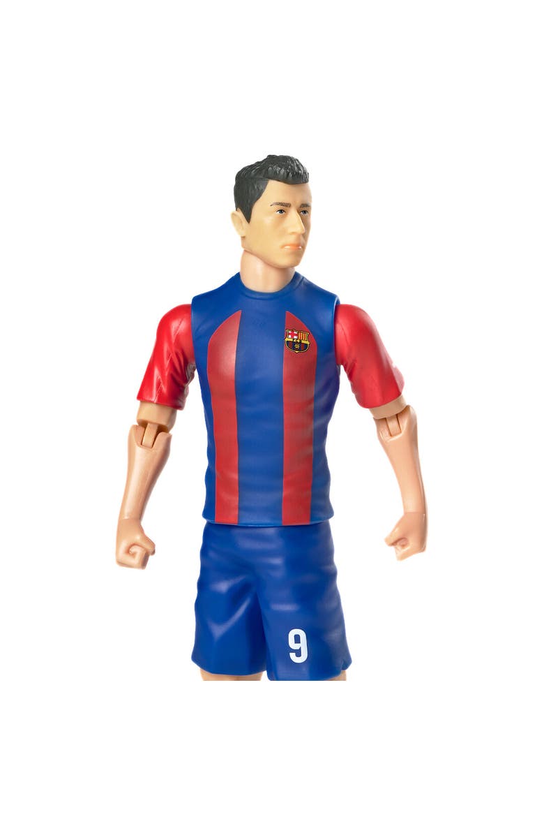 SOCKERS FC Barcelona Robert Lewandowski 8" Collectible Soccer Action Figure, Alternate, color, Blue