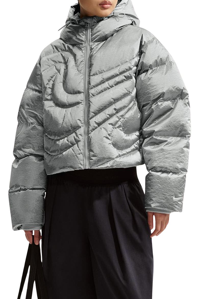 Nike Swoosh Series Water Resistant Therma-Fit Oversize Down Puffer