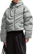 Nike Swoosh Series Water Resistant Therma-Fit Oversize Down Puffer Jacket