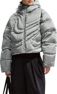 Nike Swoosh Series Water Resistant Therma-Fit Oversize Down Puffer Jacket