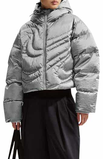Swoosh Series Water Resistant Therma-Fit Oversize Down Puffer Jacket
