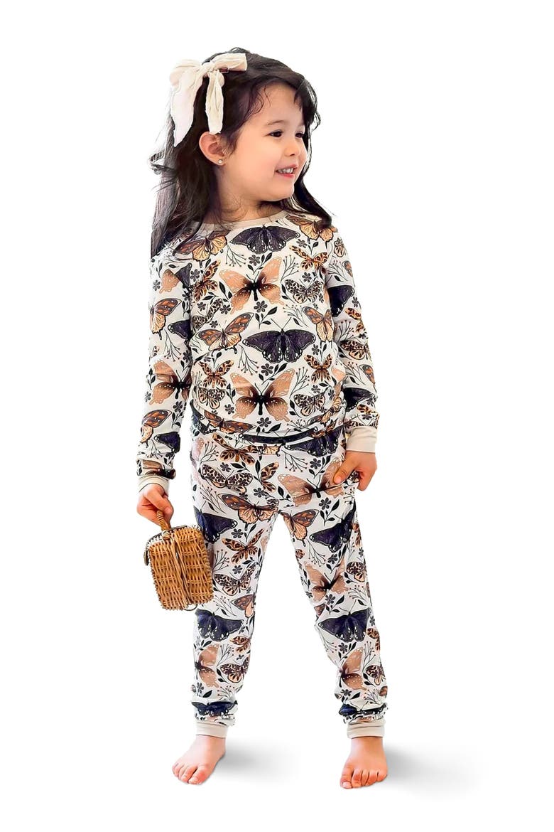 Flutter 2 Piece Pajama Set, Alternate, color, Beige