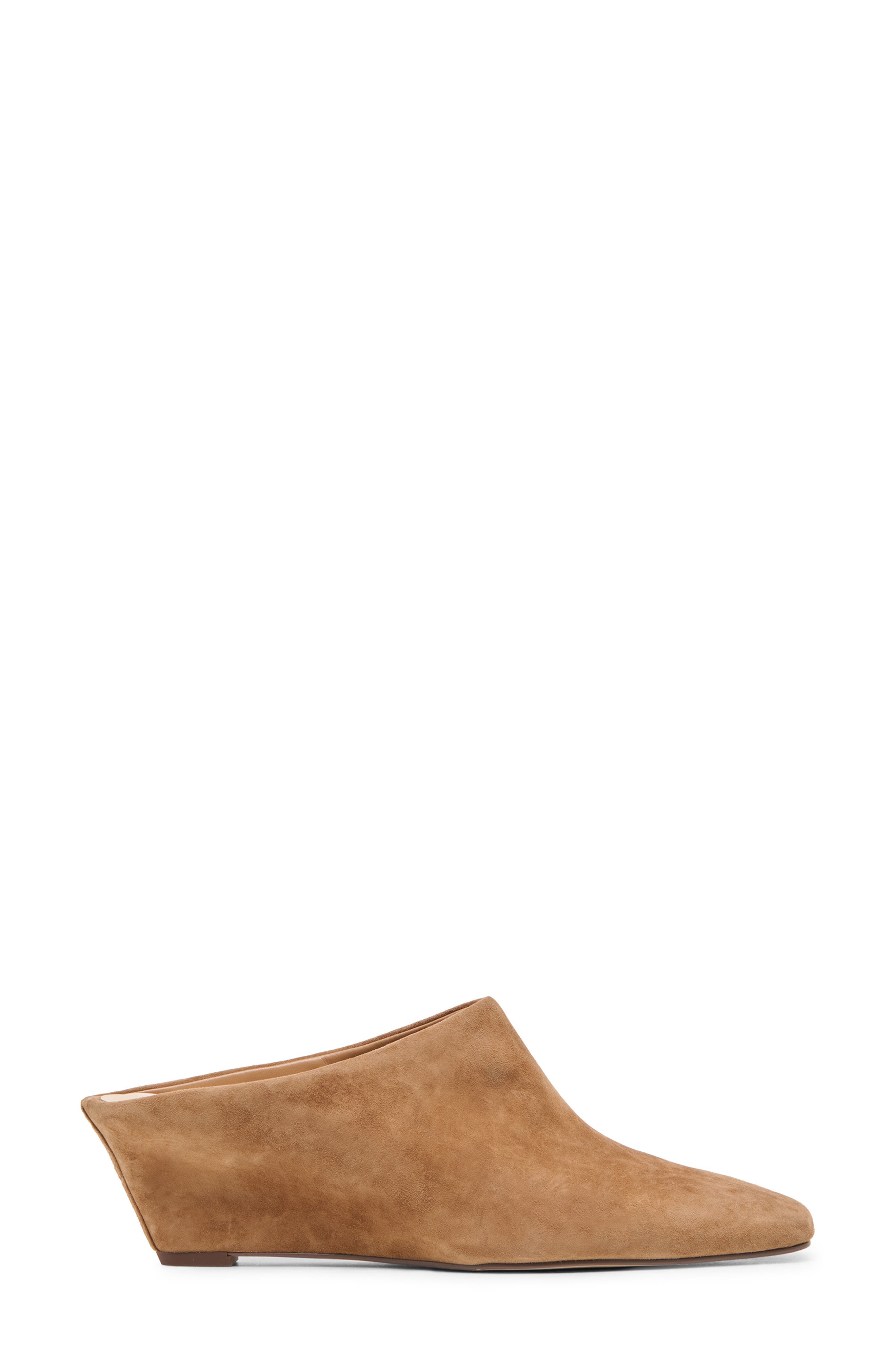 Hilah Wedge Pump, Alternate, color, COGNAC SUEDE