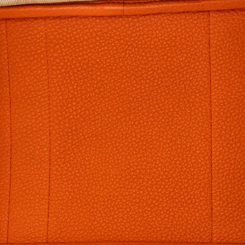 Pre-owned Hermes Hermes Garden Party Tote Leather 36 In Orange