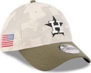 New Era Men's New Era Light Beige/Olive Houston Astros 2025 Armed Forces Day 39THIRTY Flex Hat
