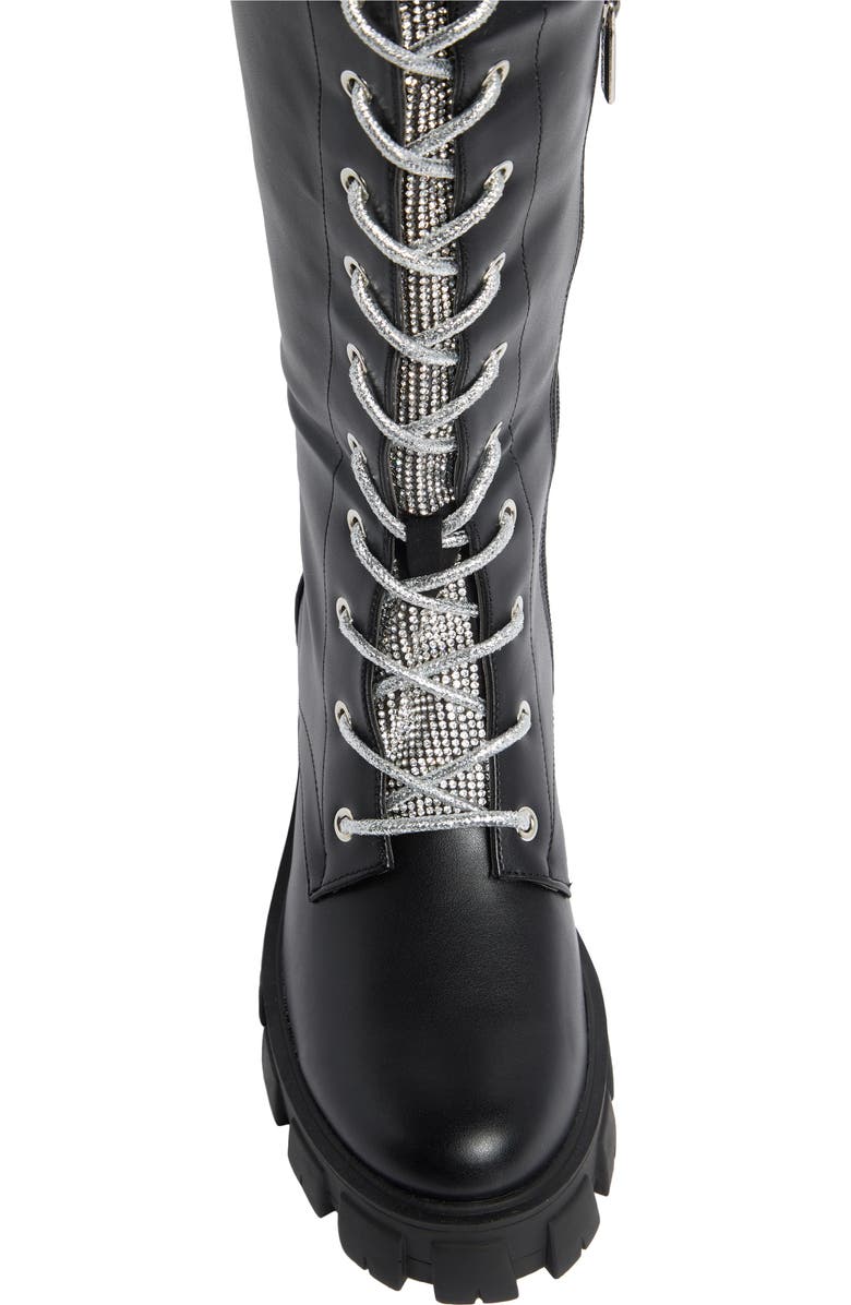 CAPE ROBBIN Boxi Lace-Up Tall Boot, Alternate, color,