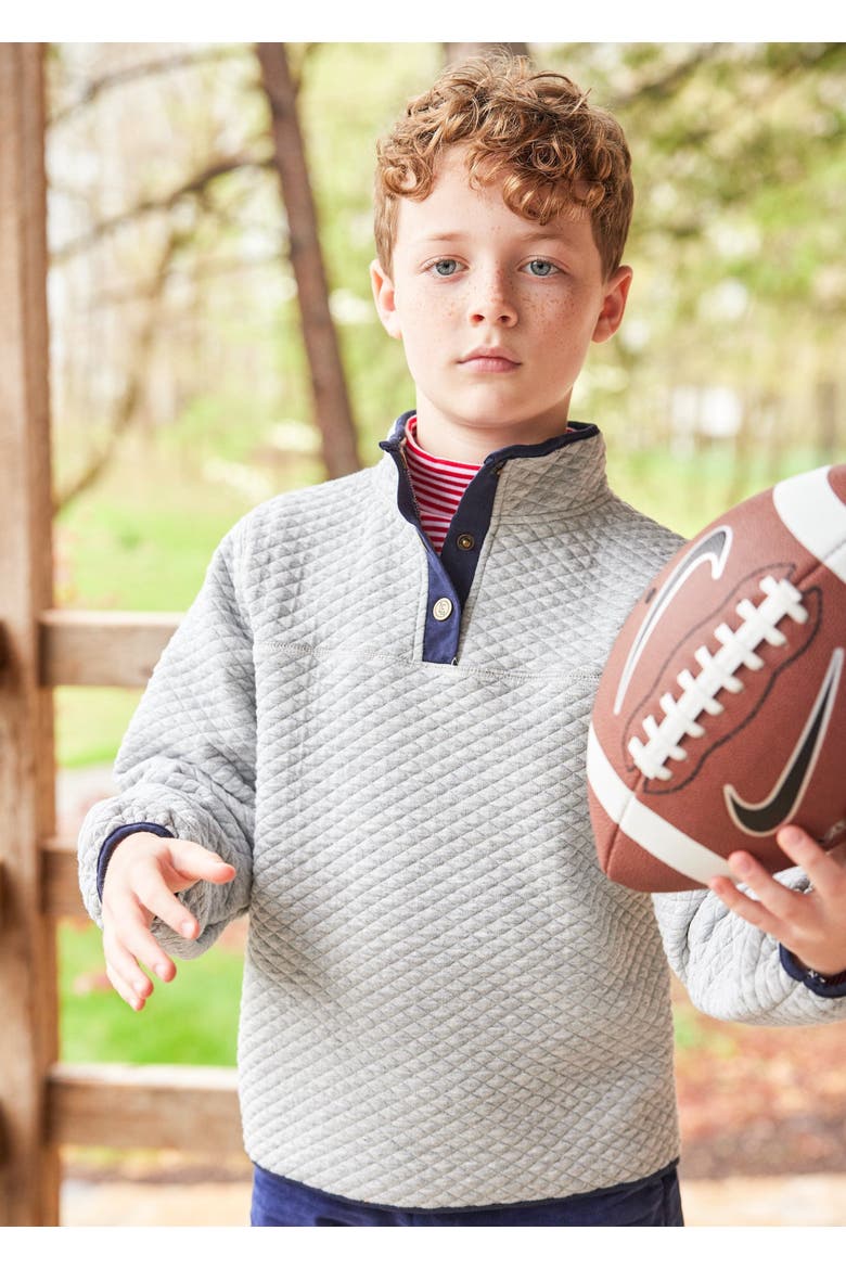 Kids' Striped Long Sleeve Polo, Alternate, color, Red Stripe