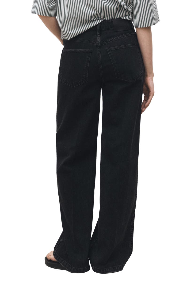 MANGO High Waist Straight Leg Jeans, Alternate, color,