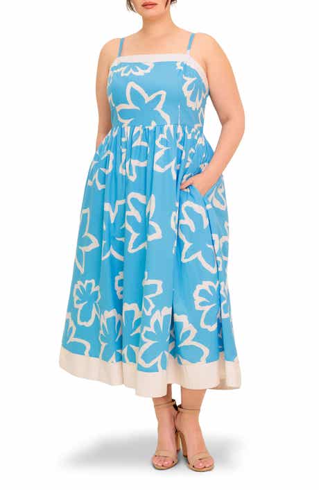 FLYING TOMATO Floral Cotton Sundress