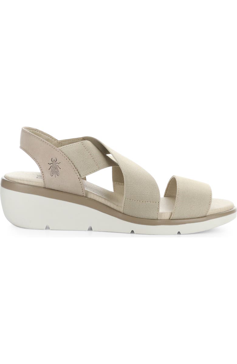 Fly London Noli Slingback Wedge Sandal, Alternate, color, 002 Taupe Cupido/Gro