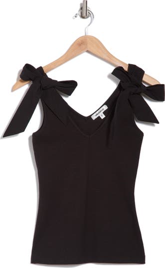 Bow Tie Shoulder Tank Top