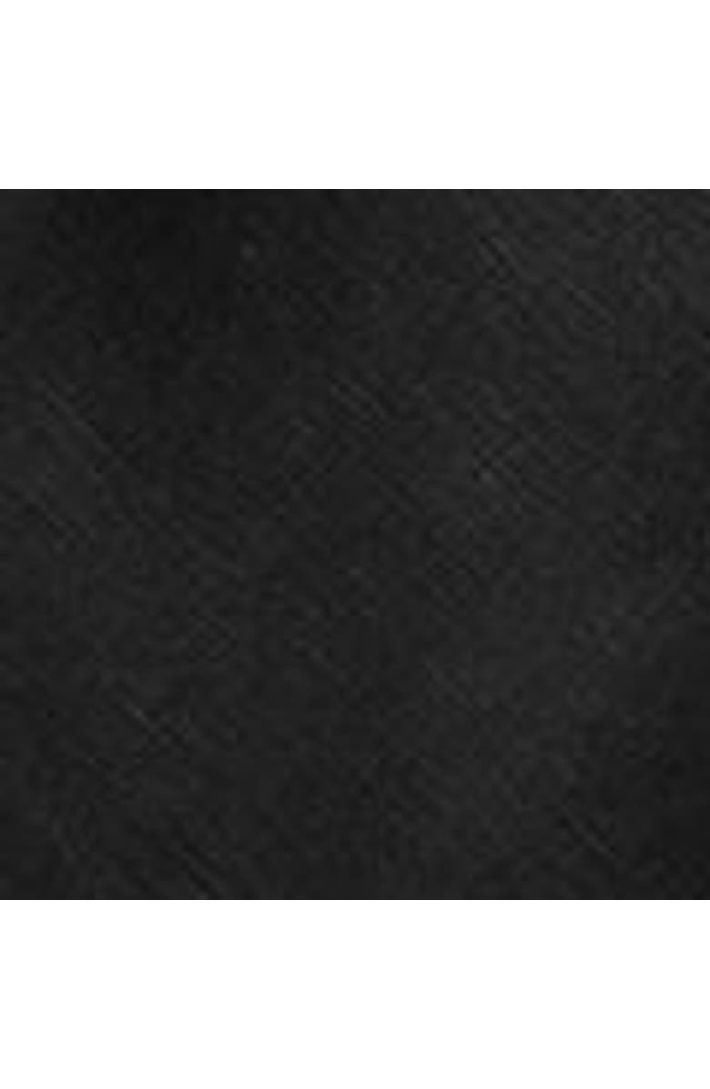 COS Twist-Detail Linen-Blend Top, Alternate, color, Black