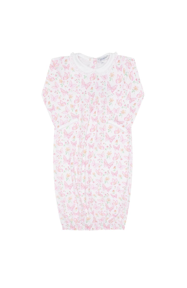 Nellapima Butterflies Print Gown - Baby, Main, color, Pink