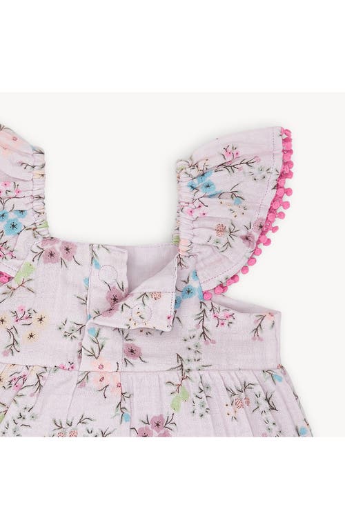Magnetic Me Emily Cotton Sundress & Bloomers Set In Purple