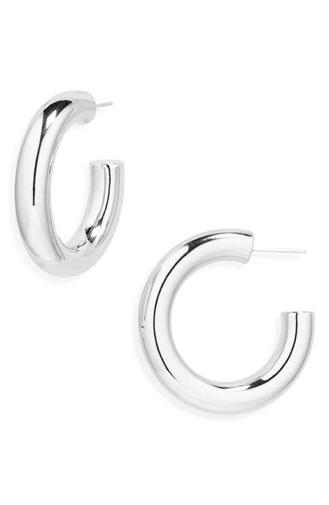 Tube Hoop Earrings