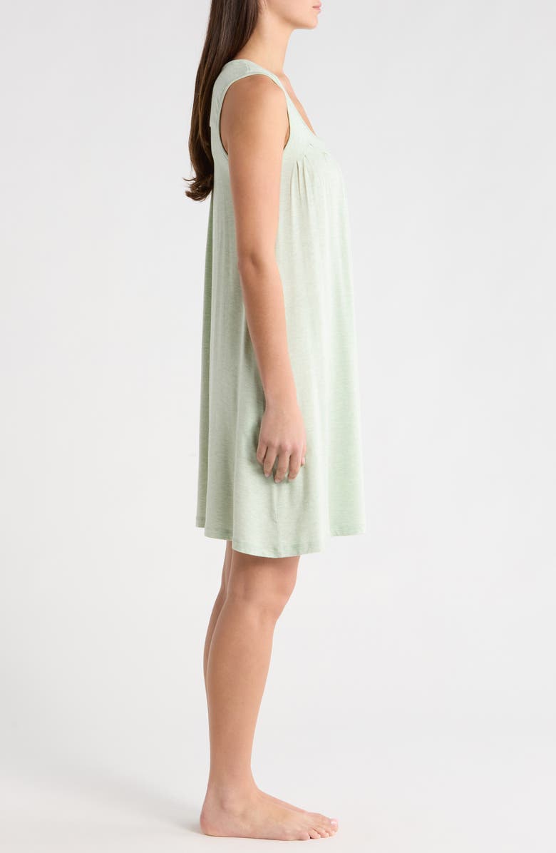 Papinelle Kate Sleeveless Pleated Front Nightgown, Alternate, color, Soft Mint