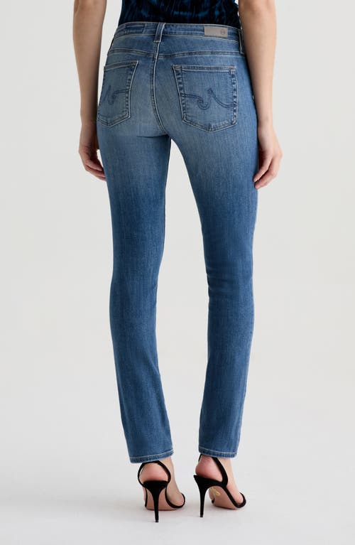 Ag Prima Low Rise Cigarette Jeans In Blue