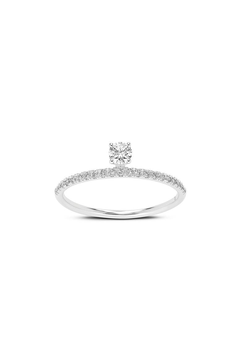0.25-Carat Floating Stone Lab Grown Diamond Ring, Main, color, 14K WHITE GOLD