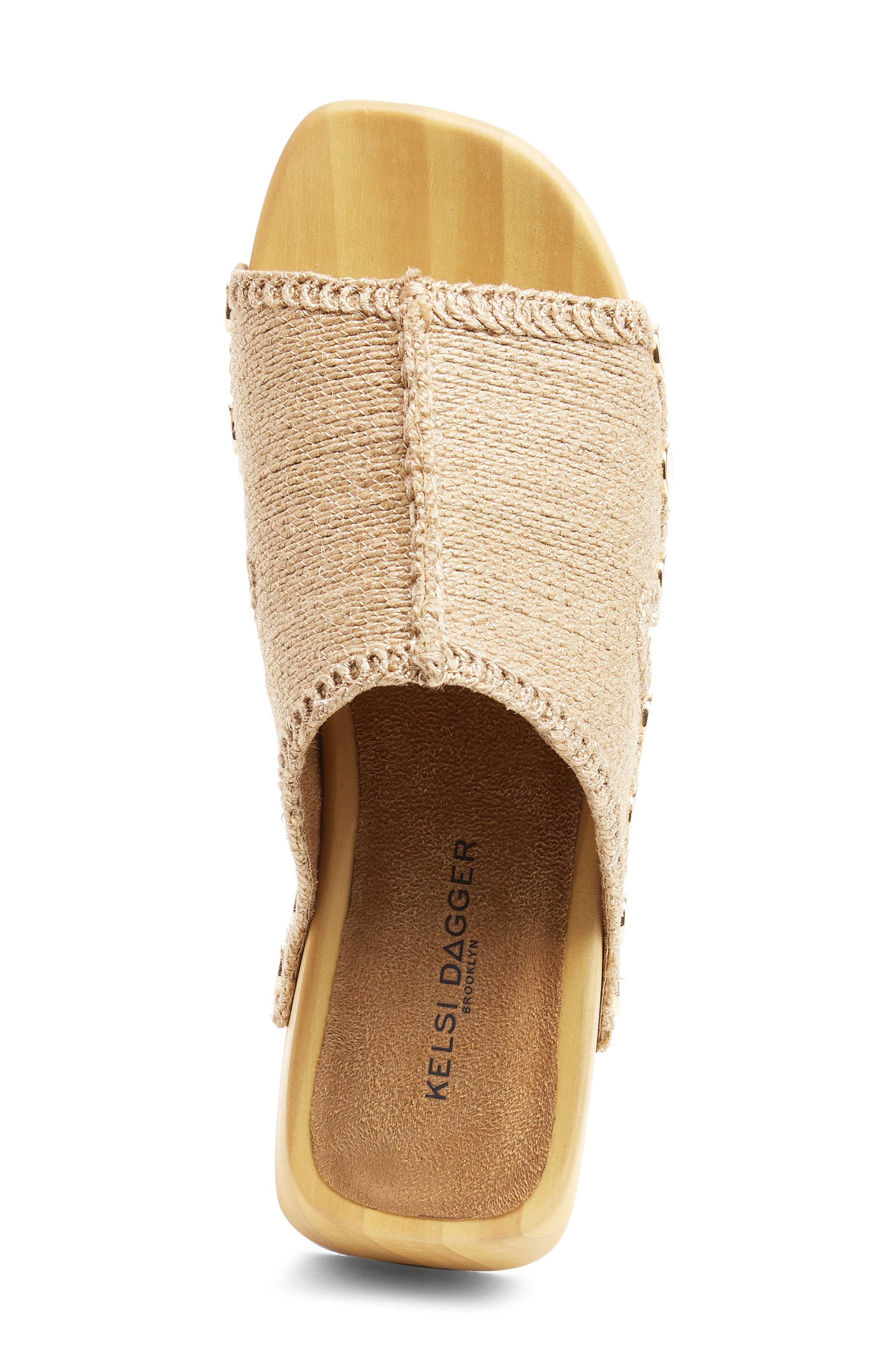 Kelsi Dagger Brooklyn June Jute Platform Slide Sandal, Alternate, color, Natural