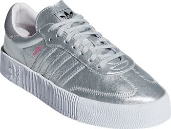 adidas gazelle silver green womens ADIDAS SAMBAROSE CLOUD WHITE  The Sneaker Gallery