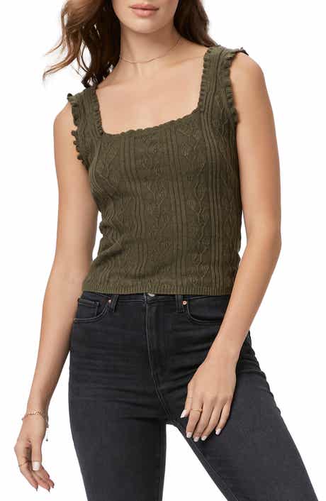 Fosca Ruffle Sweater Tank
