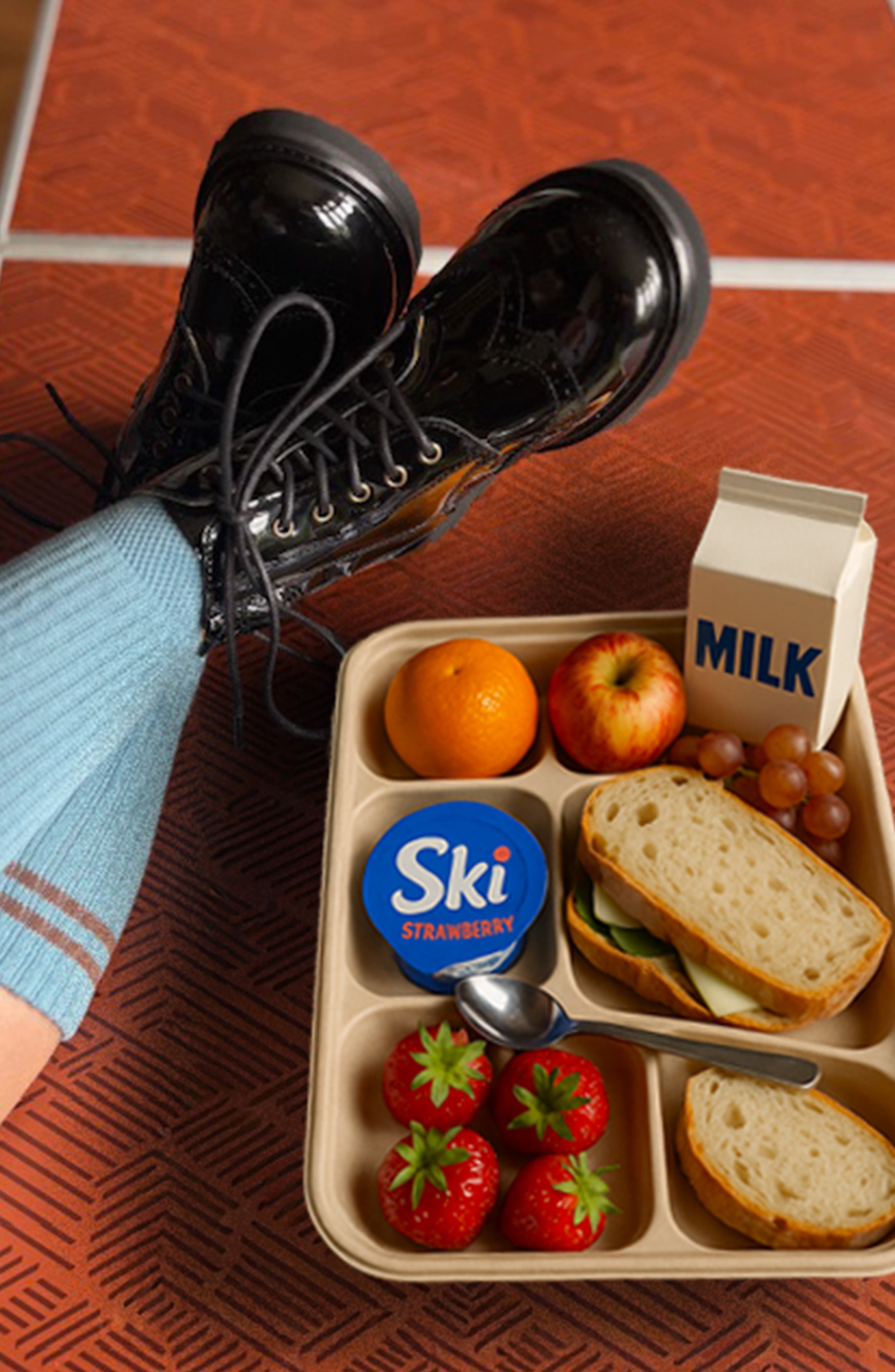 Young Soles Sidney Kids Brogue Boot, Alternate, color, Black Patent