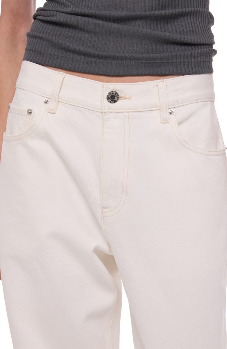Helmut Lang Organic Cotton Jeans, Alternate, color, Matte White