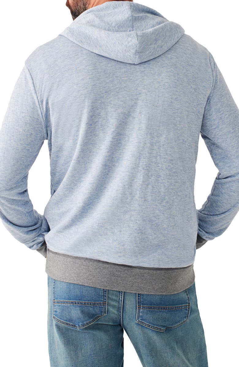 Faherty Cloud Reversible Pima Cotton & Modal Zip Hoodie, Alternate, color,