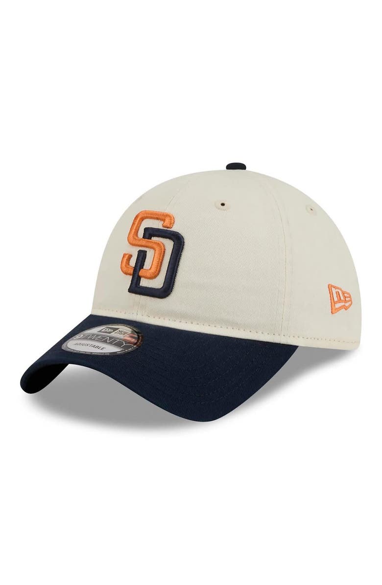 New Era Men's New Era Cream/Obsidian San Diego Padres 2026 City Connect 9TWENTY Adjustable Hat, Main, color, Cream
