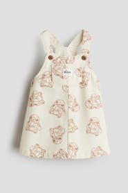 H&M Printed Dungaree Dress