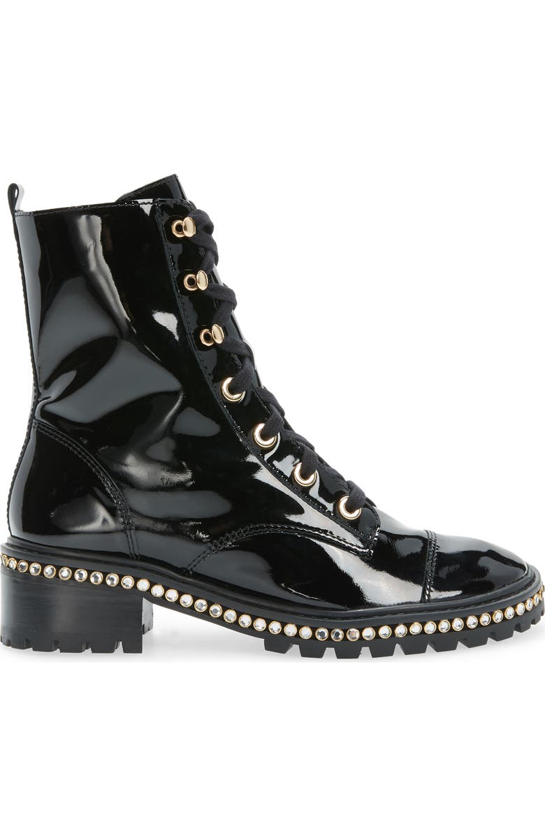 Schutz Andorra Leather Combat Boot, Alternate, color,